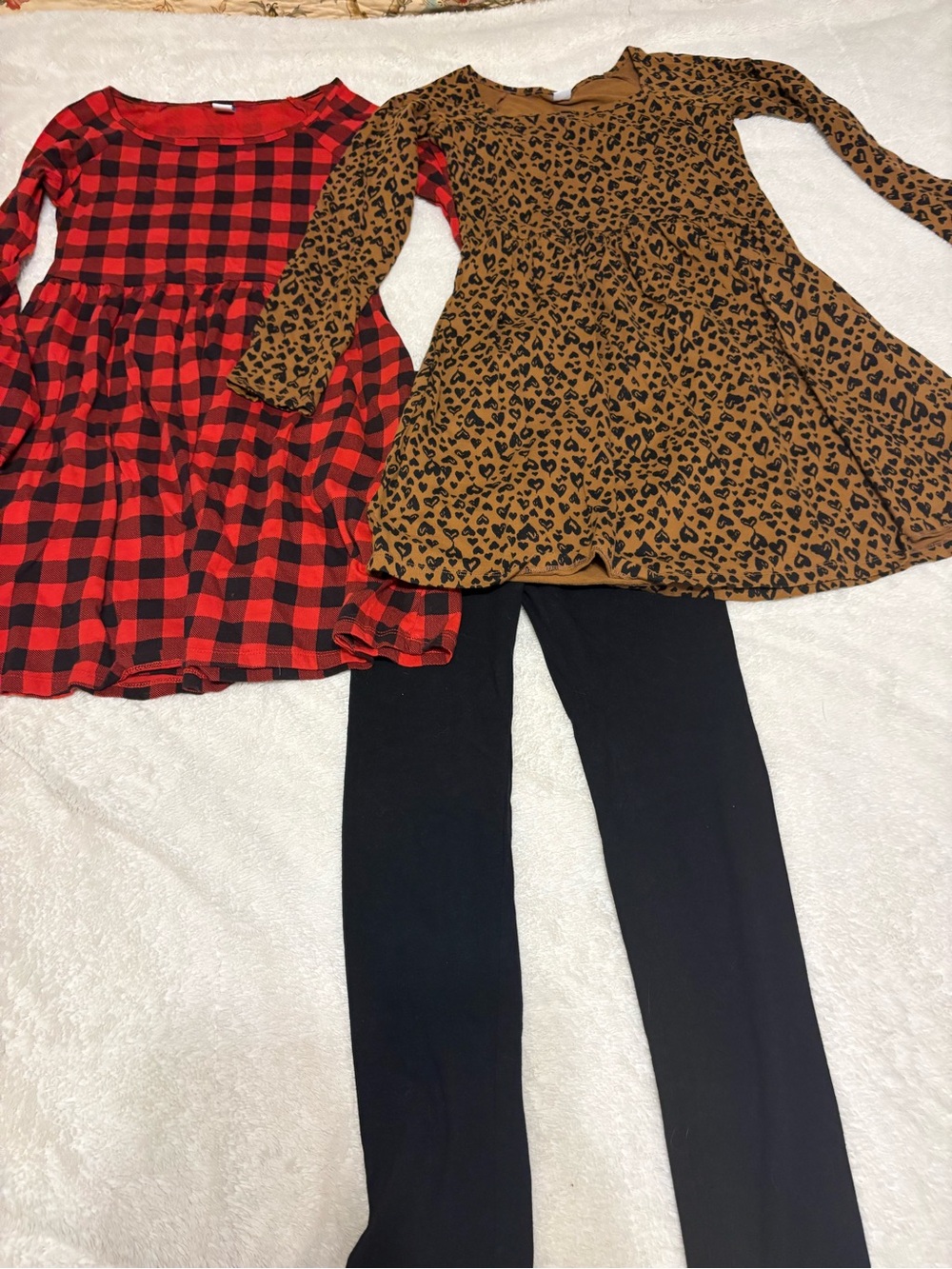 Old Navy Red and Black Buffalo Plaid Shirt Dress